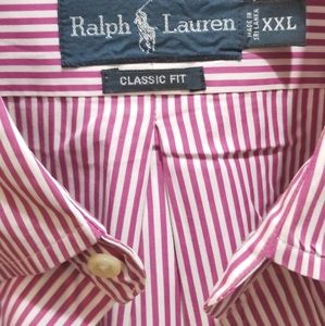 Ralph Lauren stripped button down shirt